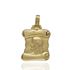 Foto de 95-2110-4 - PLACA PERGAMINO CRISTO 4º TAMAÑO 22X20MM (3,93gr) 18K