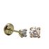 Foto de 05-2541 - PENDIENTES CIRCONITA GARRAS 3MM 18K