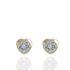 Foto de 51-200065 - PENDIENTES CHATÓN CORAZÓN 3MM 18K