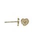 Foto de 51-45308 - PENDIENTES CORAZÓN CIRCONITA 4.5MM 18K
