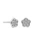 Foto de 51-201255606 - PENDIENTES FLOR CIRCONITA 4.5MM O.B. 18K