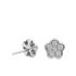 Foto de 51-201255606 - PENDIENTES FLOR CIRCONITA 4.5MM O.B. 18K