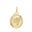 Foto de 10-152-876 - MEDALLA VIRGEN NIÑA OVAL 17MM 18K