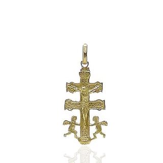 Foto de 45-CCV0 - CRUZ CARAVACA PEQUEÑA RELIEVE 13MM 18K