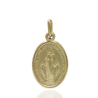 Foto de 10-70-539 - MEDALLA MILAGROSA OVAL 18MM 18K