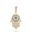 Foto de 51-13755 - COLGANTE MANO DE FÁTIMA OJO TURCO CIRCONITA 18MM 18K