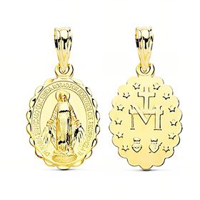 Foto de 78-6267-324 - MEDALLA MILAGROSA MEDIANA 20MM 18K