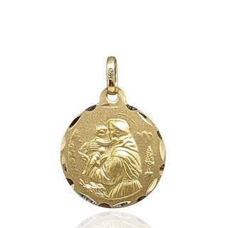 Foto de 78-M8099-318 - MEDALLA SAN ANTONIO 18MM 18K