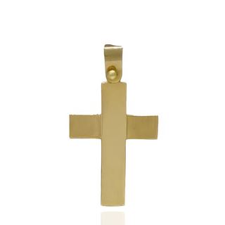 Foto de 10-699-033 - CRUZ MATE-BRILLO 20MM 18K