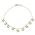 Foto de 10-501-133 - PULSERA 9 ESTRELLAS 7MM 19CM 18K