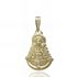 Foto de 78-3050-320 - VIRGEN ROCÍO SILUETA 13MM (1,30gr) 18K