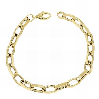 Foto de 10-343-576 - PULSERA ESLABONES ALARGADOS 11X6MM 19.5CM (6.50gr) 18K