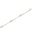 Foto de 10-00-6081 - PULSERA FLORES BICOLOR 6.50MM 18CM (ANILLA A 2CM) (1,42gr) 18K