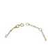 Foto de 10-00-6081 - PULSERA FLORES BICOLOR 6.50MM 18CM (ANILLA A 2CM) (1,42gr) 18K
