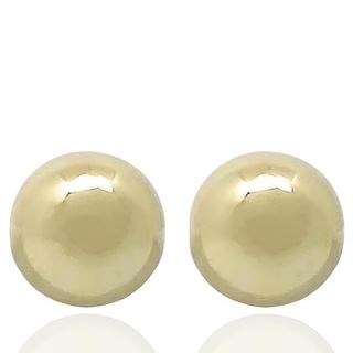 Foto de 70-MB10 - PENDIENTES MEDIA BOLA 10MM 18K