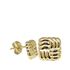 Foto de 51-2203513 - PENDIENTES CUADRADOS GALLONADOS 8.5MM 18K