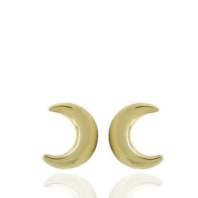 Foto de 51-2203147 - PENDIENTES LUNA BRILLO 8.5MM 18K