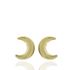 Foto de 51-2203147 - PENDIENTES LUNA BRILLO 8.5MM 18K