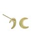 Foto de 51-2203147 - PENDIENTES LUNA BRILLO 8.5MM 18K