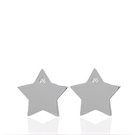Foto de 51-1651706B - PENDIENTES ESTRELLA CIRCONITA 8.5MM O.B. 18K