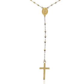 Foto de 28-4389 - GARGANTILLA ROSARIO BOLAS 4MM 33CM (4,25gr) 18K