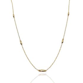 Foto de 28-7648-45 - GARGANTILLA COMBINADA 45CM (ANILLA A 3CM) 18K