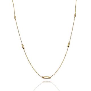 Foto de 28-7648-45 - GARGANTILLA COMBINADA 45CM (ANILLA A 3CM) 18K