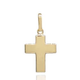 Foto de 28-4875 - CRUZ LISA BRILLO 16MM 18K