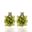 Foto de 71-11999V - PENDIENTES PIEDRAS COLOR SEMIPRECIOSA VERDE PERIDOTO 7MM 18K