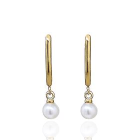 Foto de 28-0219 - CRIOLLAS PERLA 4MM 22MM 18K