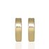 Foto de 28-300-12 - CRIOLLAS CUADRADAS LISAS BRILLO 3X12MM 18K