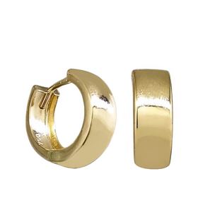 Foto de 28-0200-13 - CRIOLLAS LISAS BRILLO 5X13MM 18K