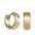 Foto de 28-0200-13 - CRIOLLAS LISAS BRILLO 5X13MM 18K