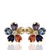Foto de 05-4478 - PENDIENTES FLOR PIEDRAS COLOR 9MM 18K
