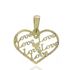 Foto de 51-9083 - COLGANTE CORAZÓN "LOVE" 15MM 18K