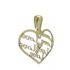 Foto de 51-9083 - COLGANTE CORAZÓN "LOVE" 15MM 18K