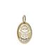 Foto de 99-386 - COLGANTE MANO DE FÁTIMA CIRCONITA OVAL 13MM 18K