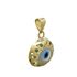 Foto de 51-7656 - COLGANTE OJO TURCO 10MM 18K