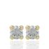 Foto de 51-1663 - PENDIENTES GARRAS Y CIRCONITA 5.5MM 18K