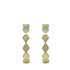 Foto de 62-1341 - PENDIENTES ARO 2.5MM ROMBOS CIRCONITA 16MM 18K
