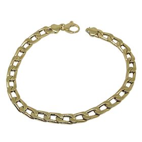 Foto de 10-122-722-21 - PULSERA BARBADA CUADRADA 6MMX21CM (7,74gr) 18K