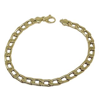Foto de 10-122-722-21 - PULSERA BARBADA CUADRADA 6MM 21CM (7,74gr) 18K