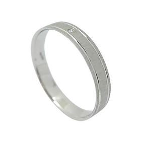 Foto de 10-351-788-12 - ALIANZA MATE-BRILLO BRILLANTE 0.01KTES. 3.5MM O.B. 18K