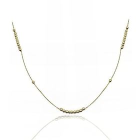 Foto de 71-13102G - GARGANTILLA BOLAS 2MM 45CM (ANILLA A 3CM) 18K