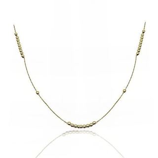 Foto de 71-13102G - GARGANTILLA BOLAS 2MM 45CM (ANILLA A 3CM) 18K