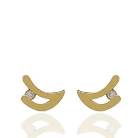 Foto de 99-807 - PENDIENTES CIRCONITA 4X7MM 18K