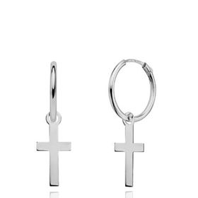 Foto de 42-1X12CRB - CRIOLLAS TUBO CRUZ 1X12MM - 8X5MM O.B. 18K