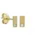 Foto de 99-801 - PENDIENTES RECTANGULAR CIRCONITA 5X2MM 18K