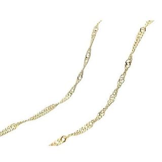 Foto de 04-SING20X50 - CADENA SINGAPUR CALIBRE 20 1.5MMX50CM (1,68gr) 18K