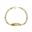 Foto de 45-053-P - PULSERA BEBÉ PLACA 3X1 CIRCONITA (PLACA 4X20MM) 12CM (1,19gr) 18K